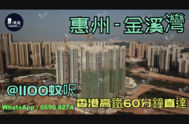 金溪湾-惠州|首期3万(减)|@1100蚊呎|香港高铁60分钟直达|香港银行按揭(实景航拍)